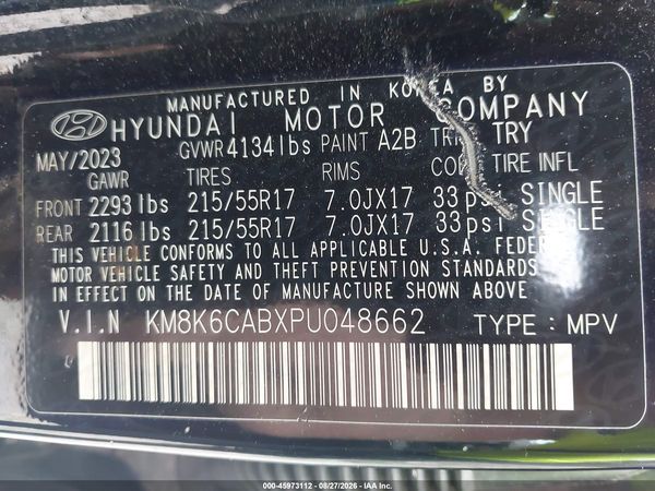 2023 HYUNDAI KONA SEL — I9