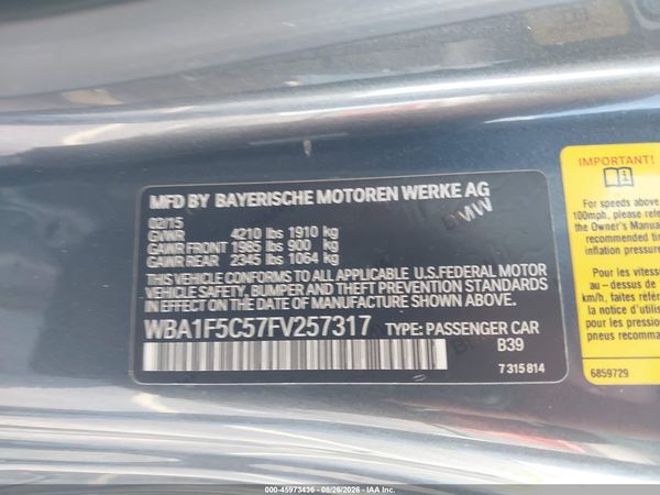 2015 BMW 228I — I9