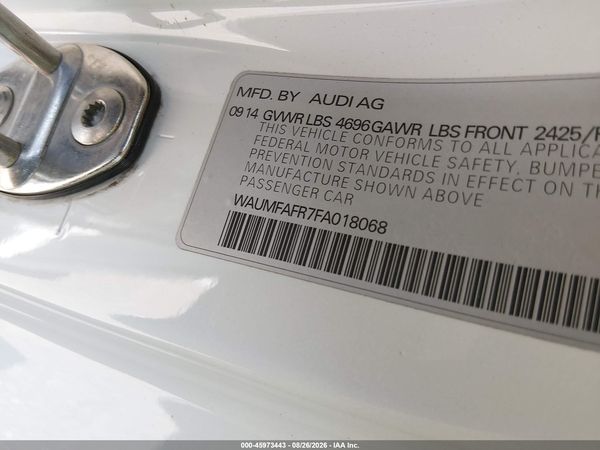 2015 AUDI A5 2.0T PREMIUM — I9