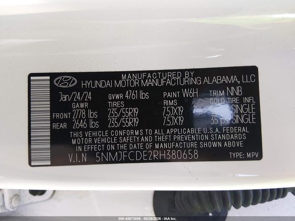 2024 HYUNDAI TUCSON SEL — I9