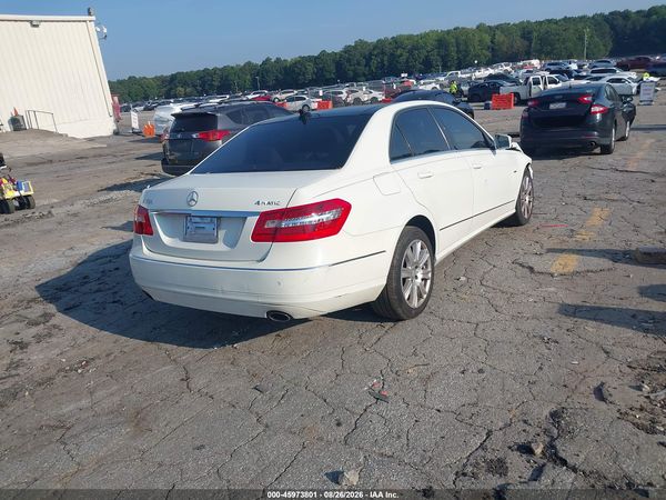 2012 MERCEDES-BENZ E 350 4MATIC — I4