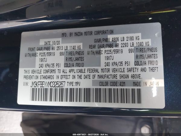 2021 MAZDA CX-5 SIGNATURE — I9