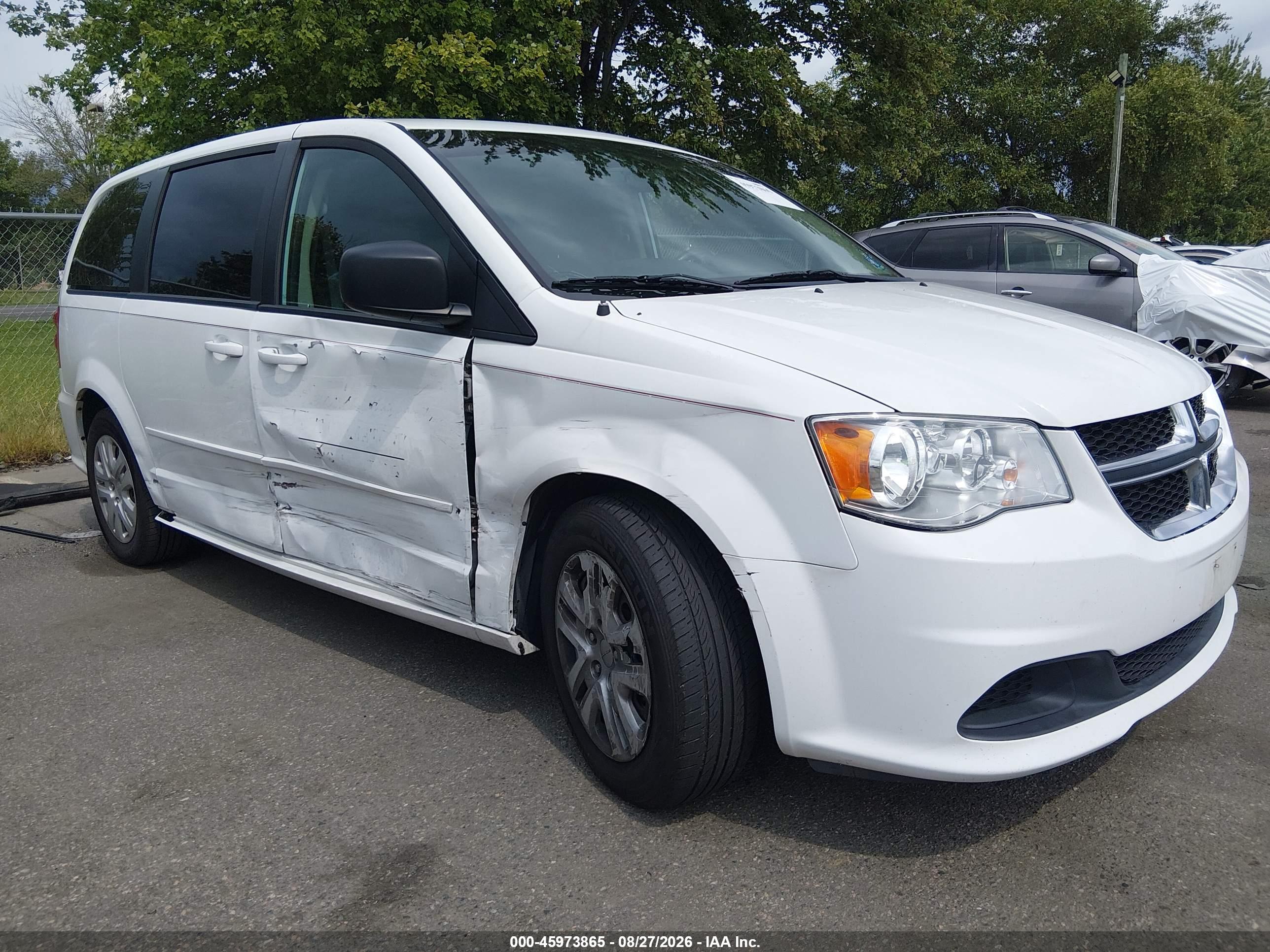 2016 DODGE GRAND CARAVAN SE — I6