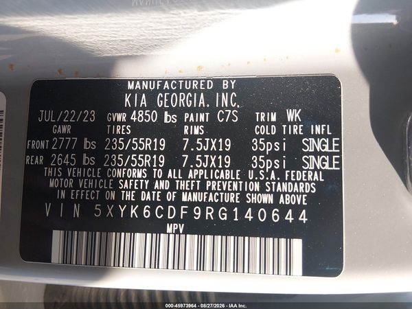 2024 KIA SPORTAGE X-LINE — I9