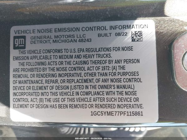 2023 CHEVROLET SILVERADO 2500HD 4WD  STANDARD BED CUSTOM — I9