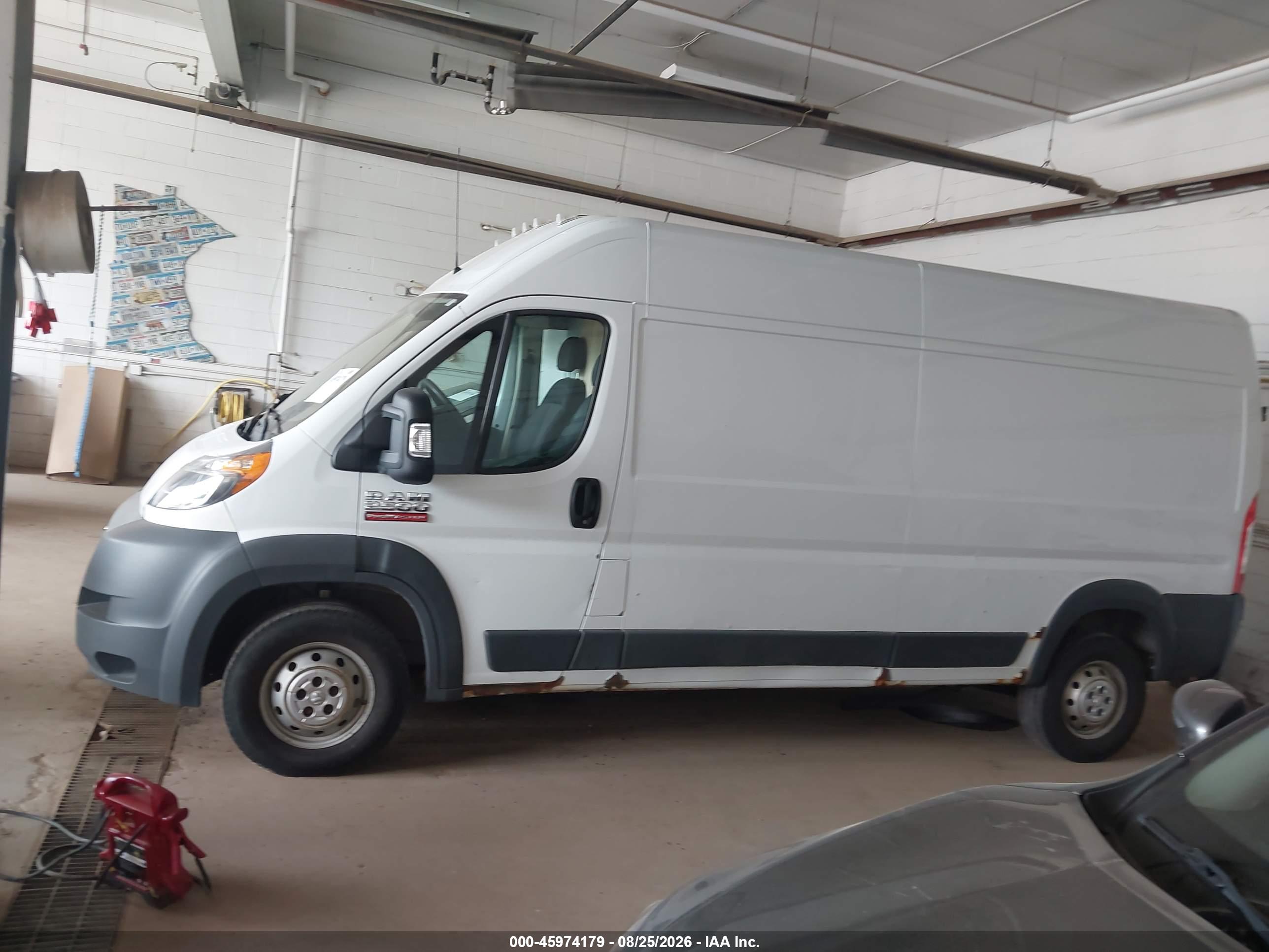 2016 RAM PROMASTER 2500 HIGH ROOF