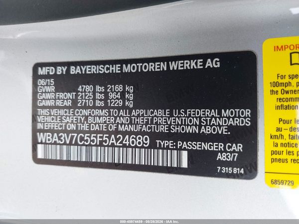 2015 BMW 428I