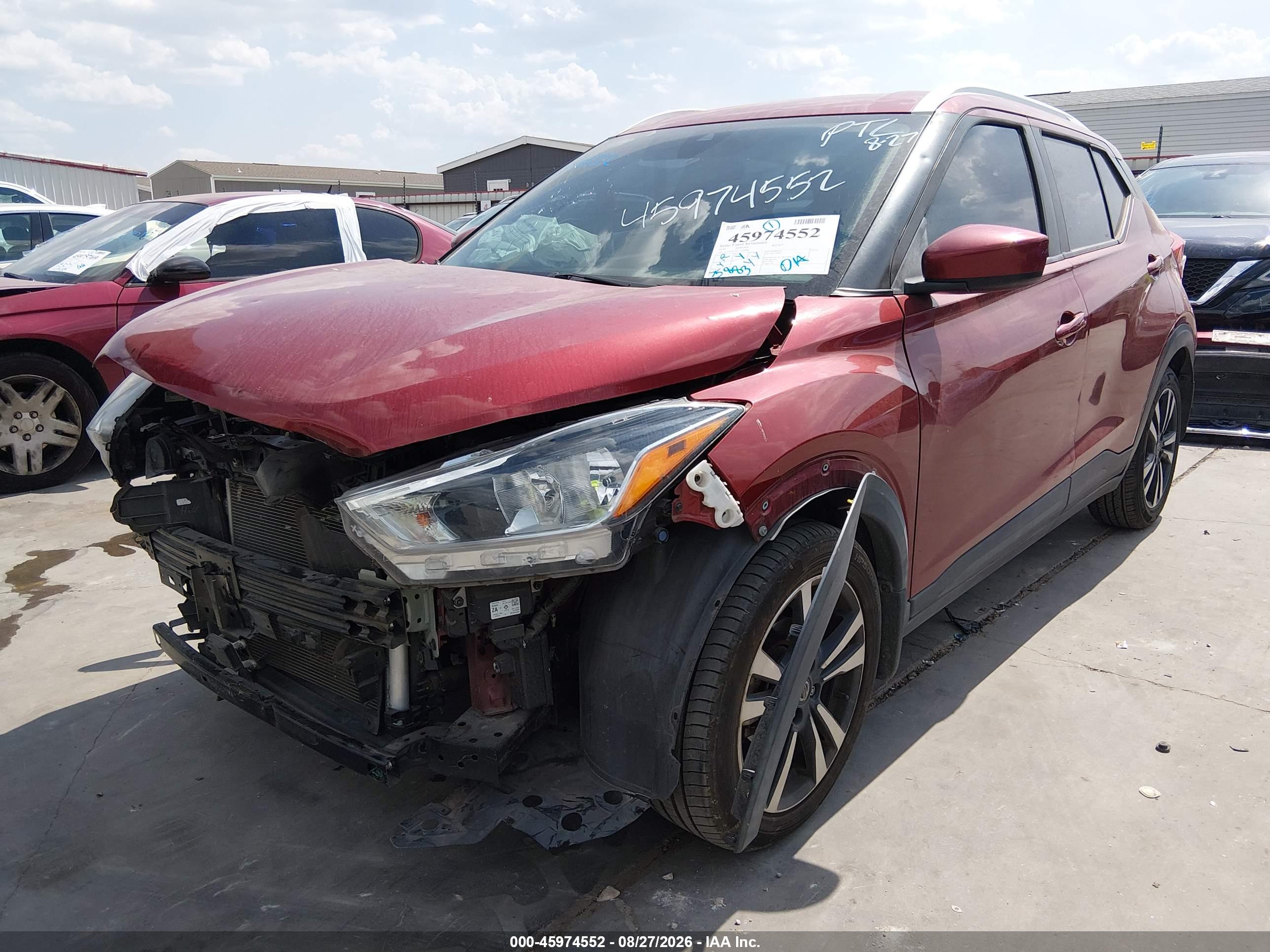 2020 NISSAN KICKS SV XTRONIC CVT — I2