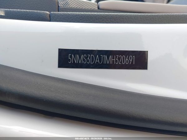 2021 HYUNDAI SANTA FE SEL — I9