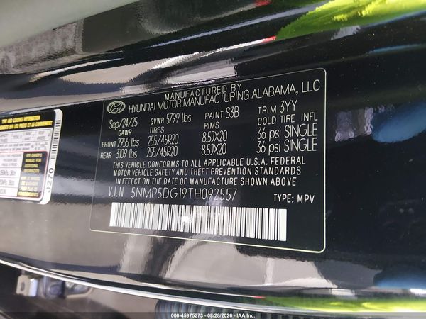 2026 HYUNDAI SANTA FE CALLIGRAPHY — I9