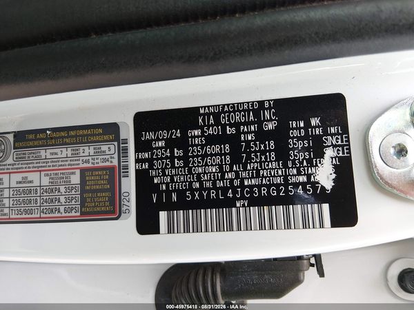 2024 KIA SORENTO S — I9