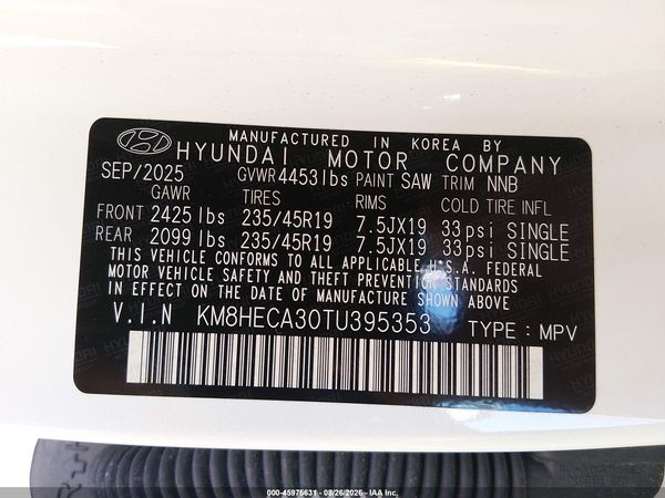 2026 HYUNDAI KONA LIMITED — I9