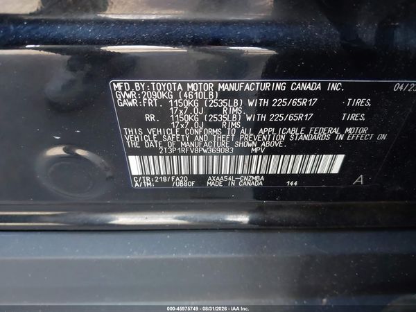 2023 TOYOTA RAV4 XLE