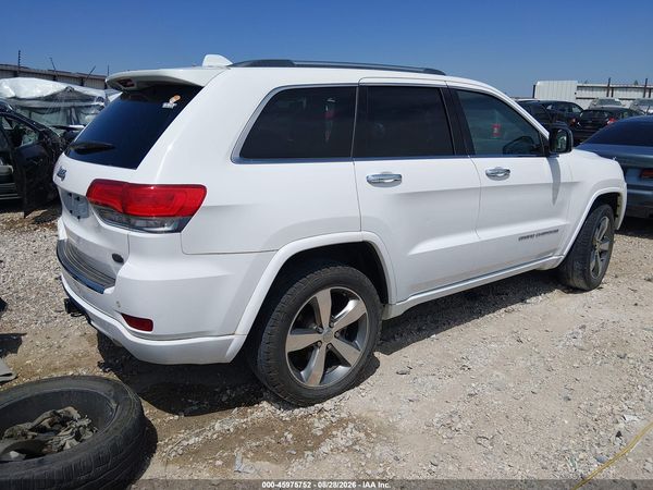 2016 JEEP GRAND CHEROKEE OVERLAND — I4