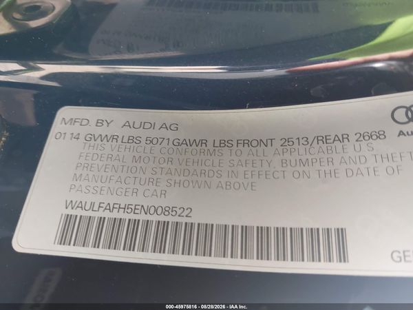 2014 AUDI A5 2.0T PREMIUM