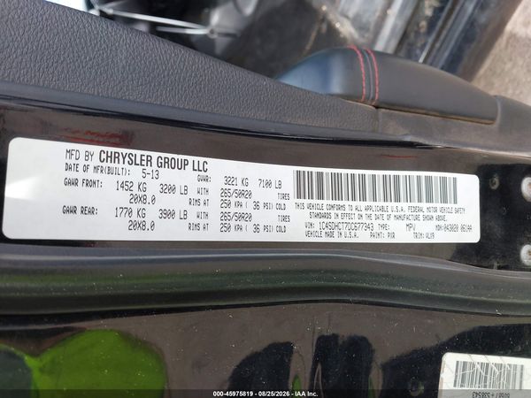 2013 DODGE DURANGO R/T