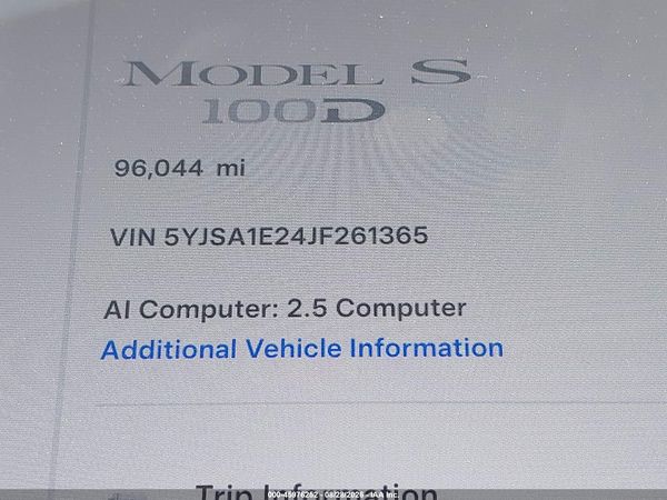 2018 TESLA MODEL S 100D/75D/P100D — I118