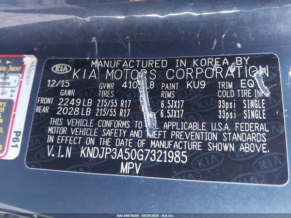 2016 KIA SOUL +