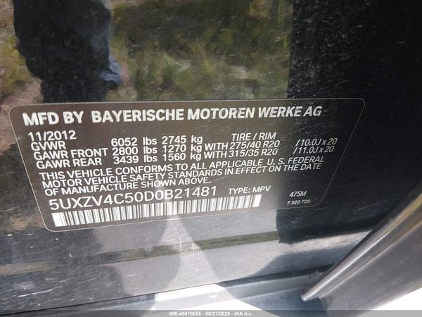 2013 BMW X5 — I9
