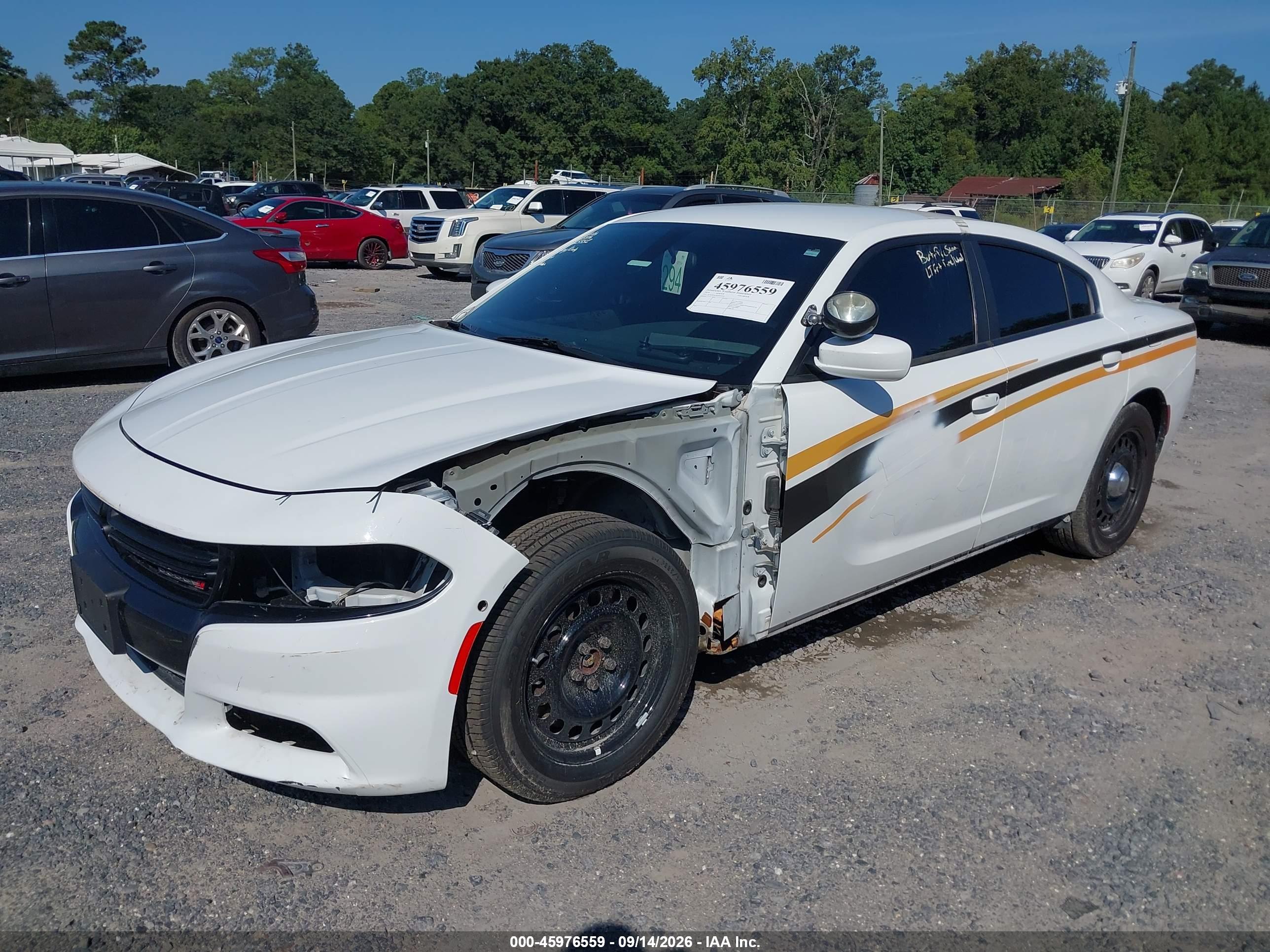2019 DODGE CHARGER POLICE AWD — I2