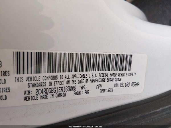 2014 DODGE GRAND CARAVAN AMERICAN VALUE PKG