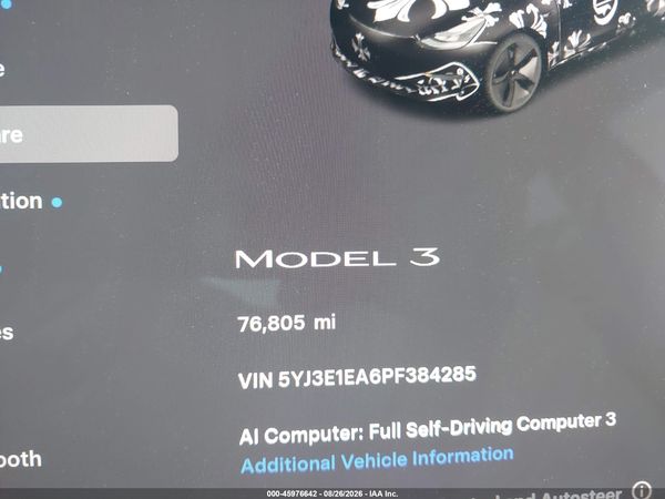 2023 TESLA MODEL 3 REAR-WHEEL DRIVE — I118
