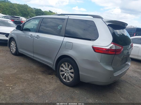 2016 TOYOTA SIENNA XLE 7 PASSENGER