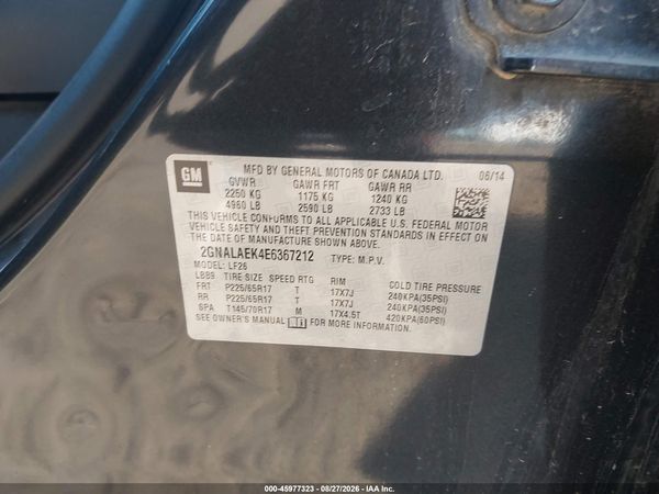 2014 CHEVROLET EQUINOX LS — I9