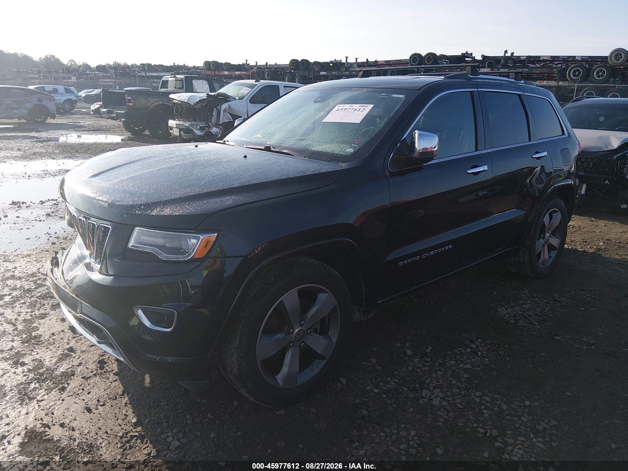 2016 JEEP GRAND CHEROKEE OVERLAND — I2