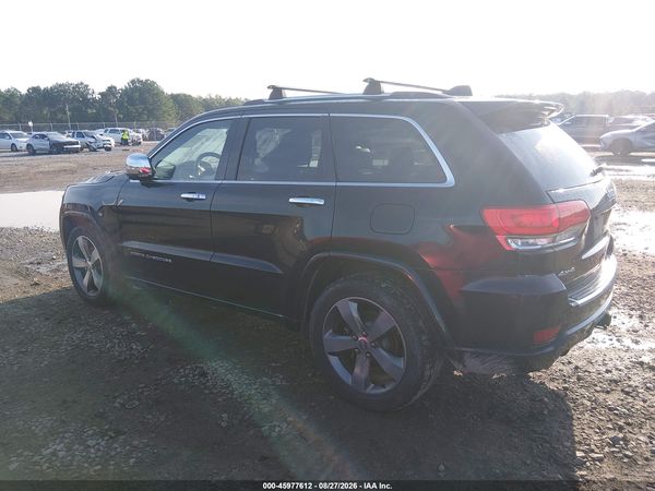 2016 JEEP GRAND CHEROKEE OVERLAND — I117