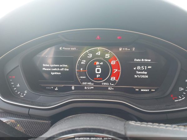 2018 AUDI S4 3.0T PREMIUM PLUS — I7