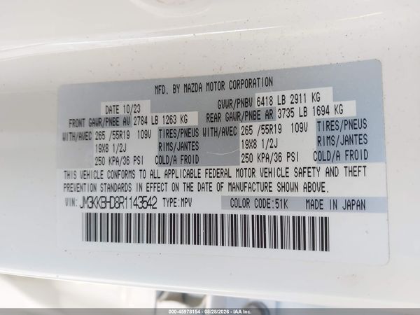 2024 MAZDA CX-90 3.3 TURBO PREFERRED — I9