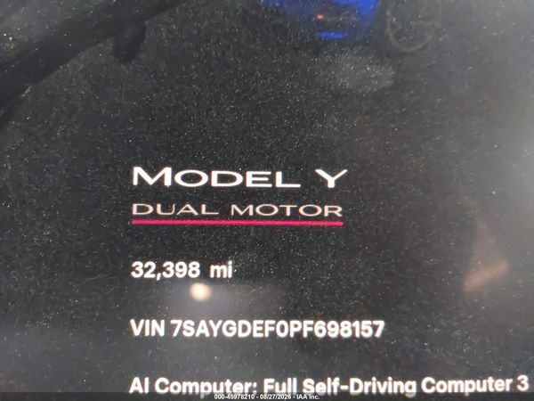 2023 TESLA MODEL Y