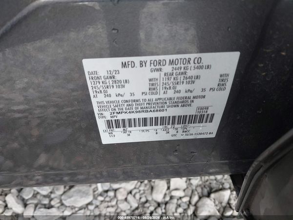 2024 FORD EDGE TITANIUM — I9