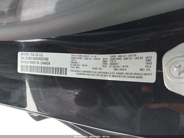 2025 CHRYSLER PACIFICA SELECT