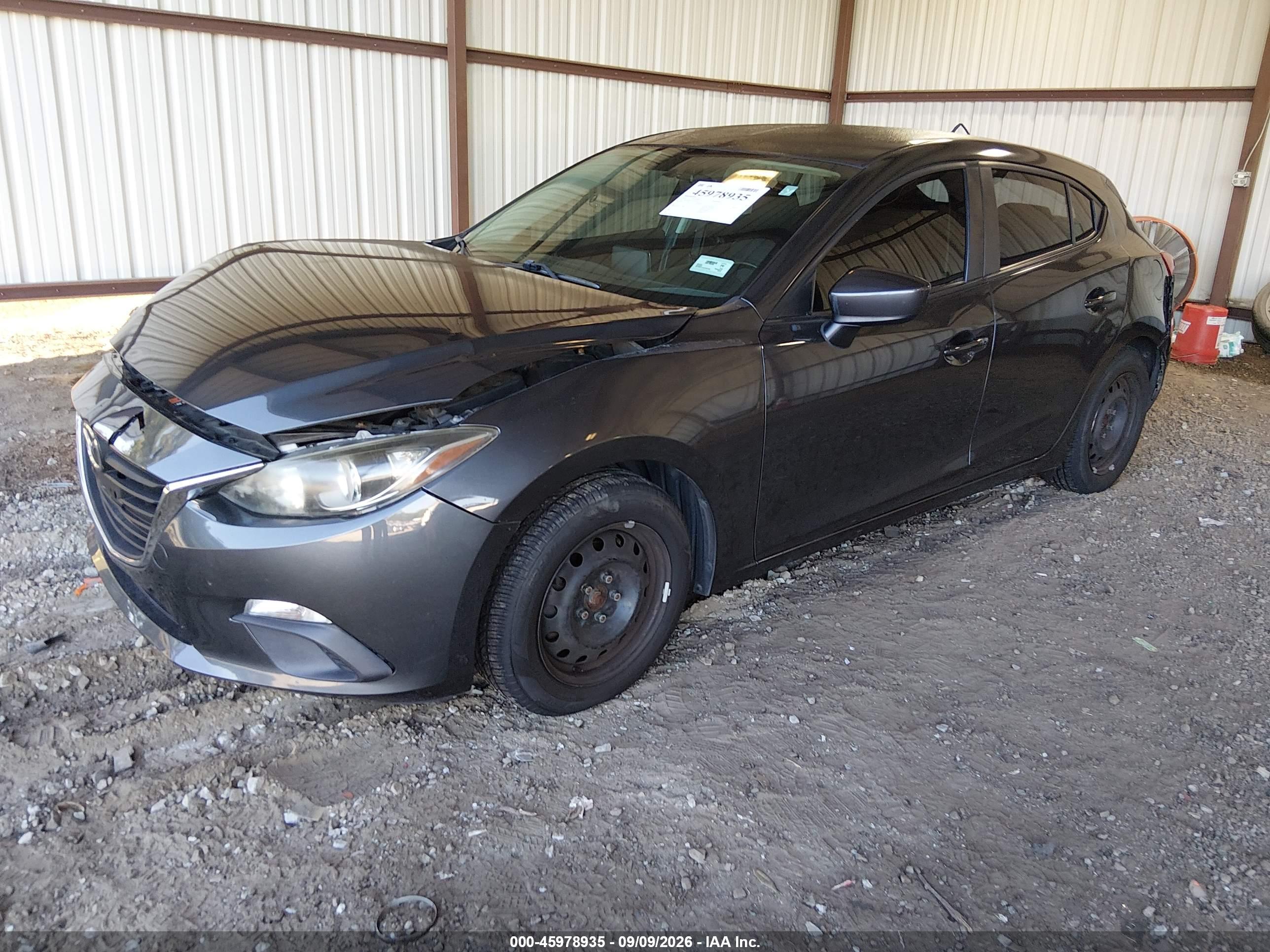 2016 MAZDA MAZDA3 I SPORT — I2