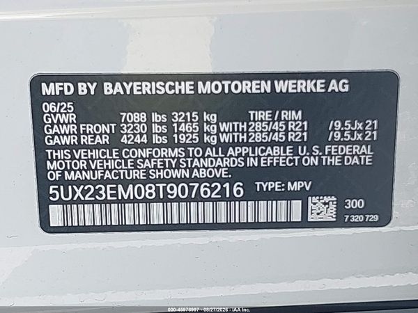 2026 BMW X7 XDRIVE40I