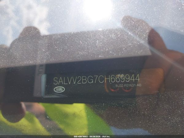 2012 LAND ROVER RANGE ROVER EVOQUE PURE PLUS — I152