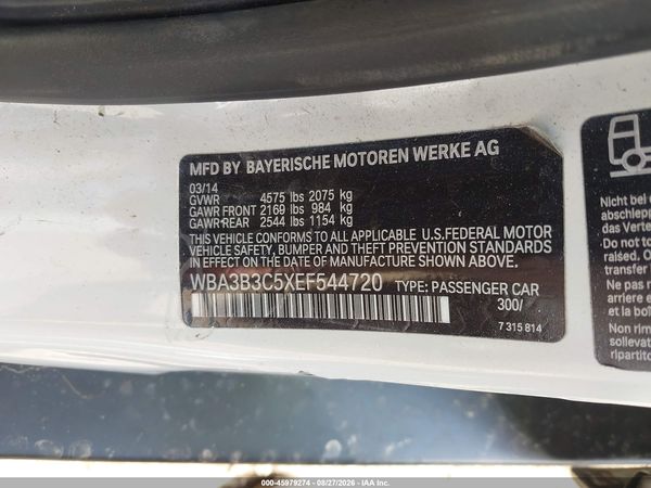 2014 BMW 328I XDRIVE — I9