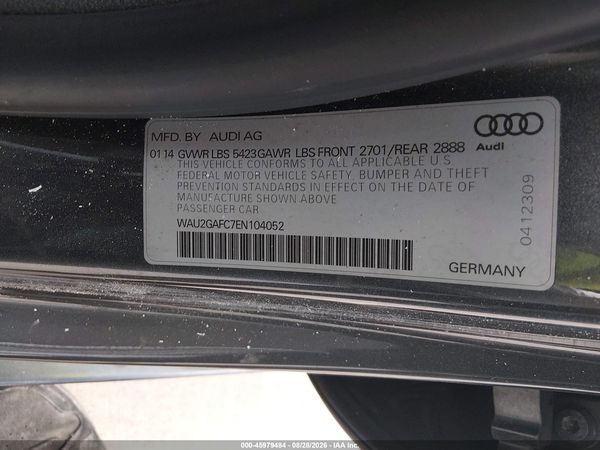 2014 AUDI A7 3.0T PREMIUM PLUS