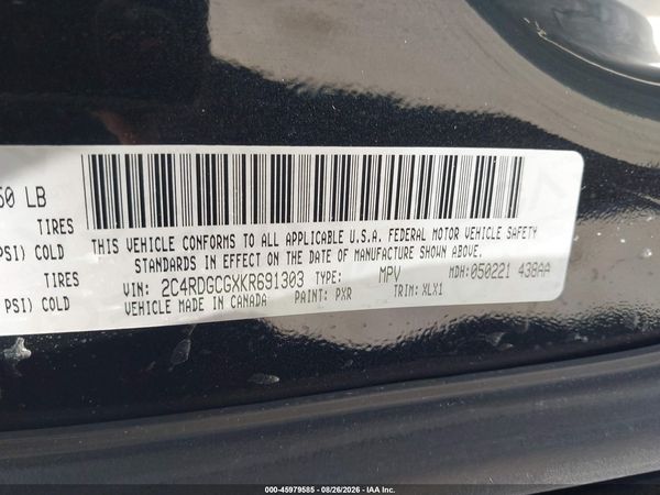 2019 DODGE GRAND CARAVAN SXT