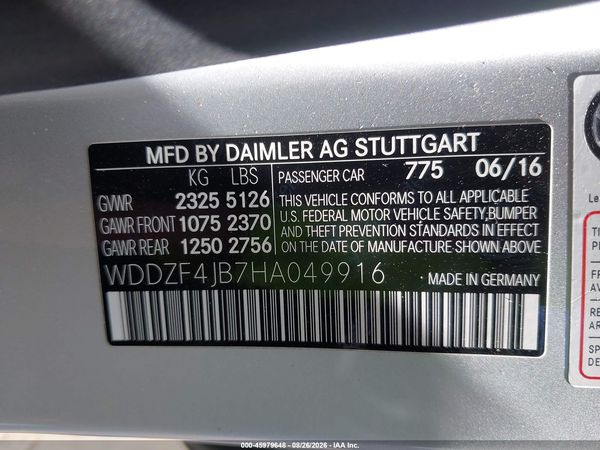 2017 MERCEDES-BENZ E 300 E300