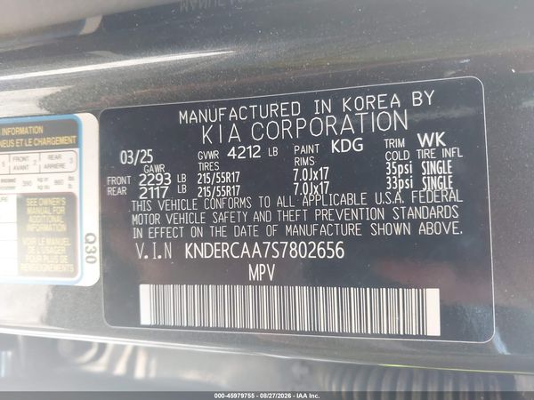 2025 KIA SELTOS EX — I9