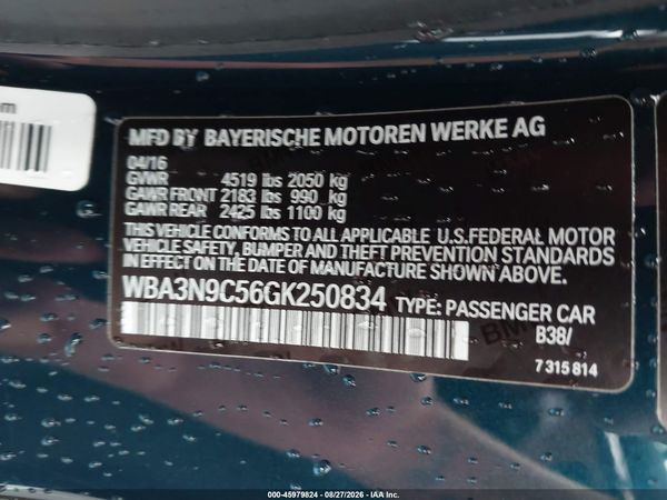 2016 BMW 428I XDRIVE