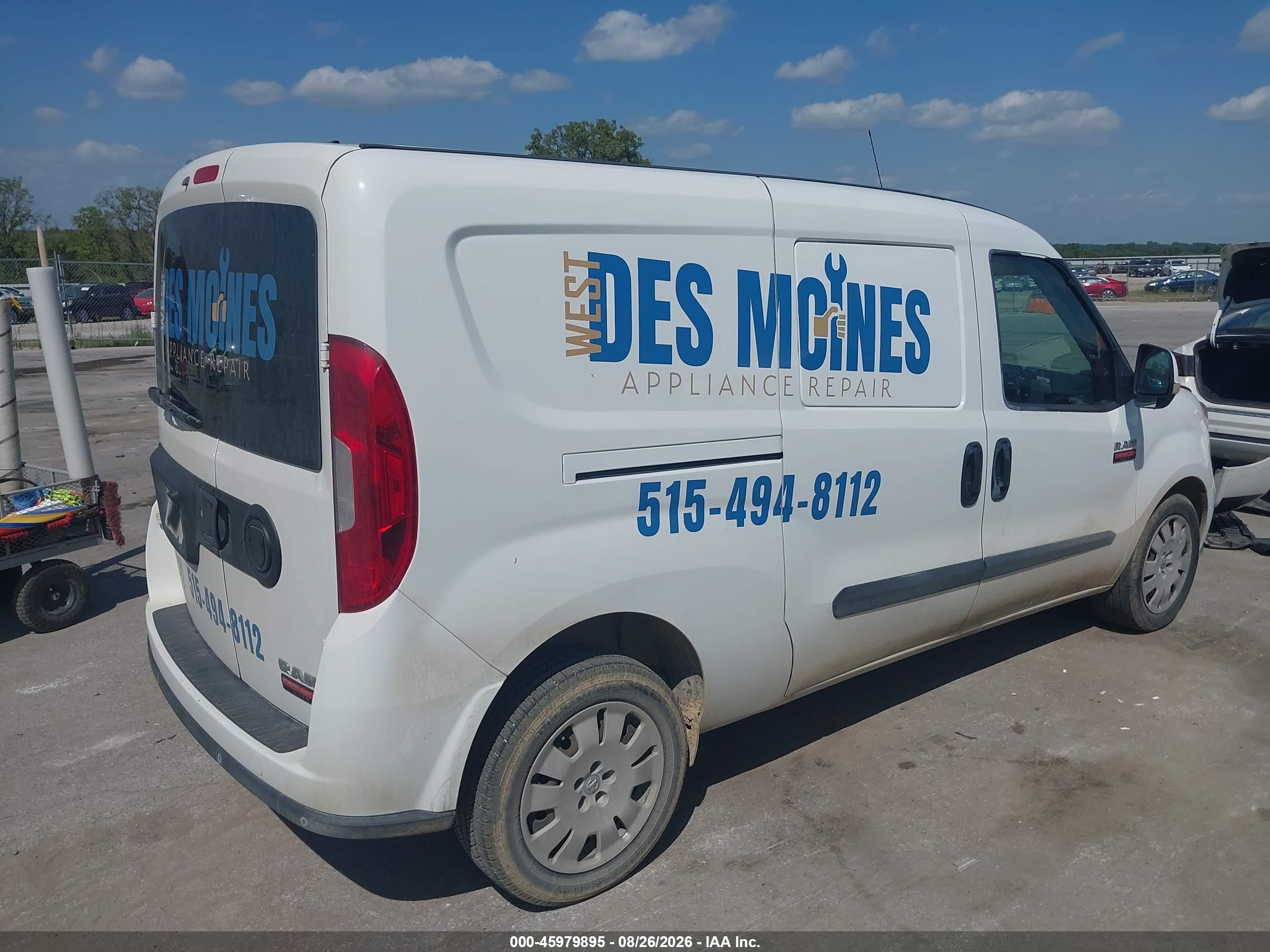 2019 RAM PROMASTER CITY TRADESMAN SLT