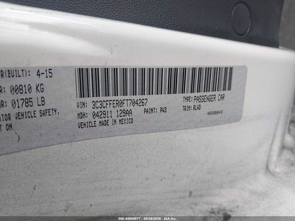 2015 FIAT 500C 1957 EDITION — I9