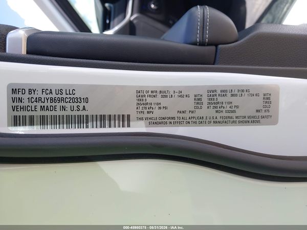 2024 JEEP GRAND CHEROKEE 4XE Limited 4XE