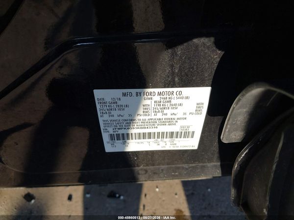 2019 FORD EDGE SE — I9