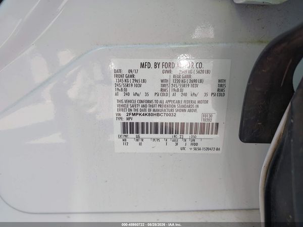 2017 FORD EDGE TITANIUM