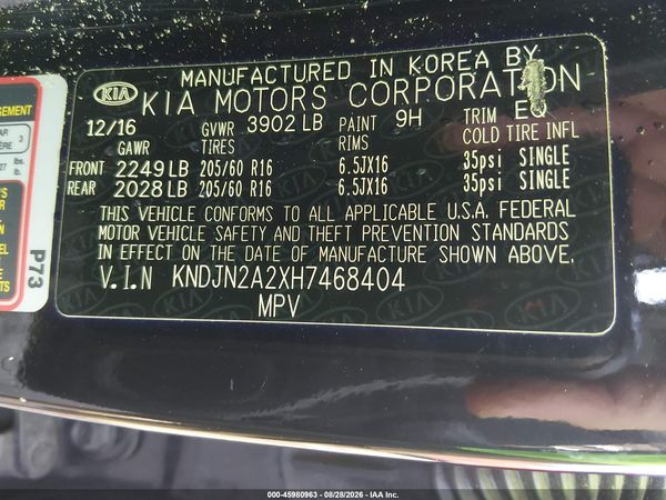 2017 KIA SOUL Base — I9